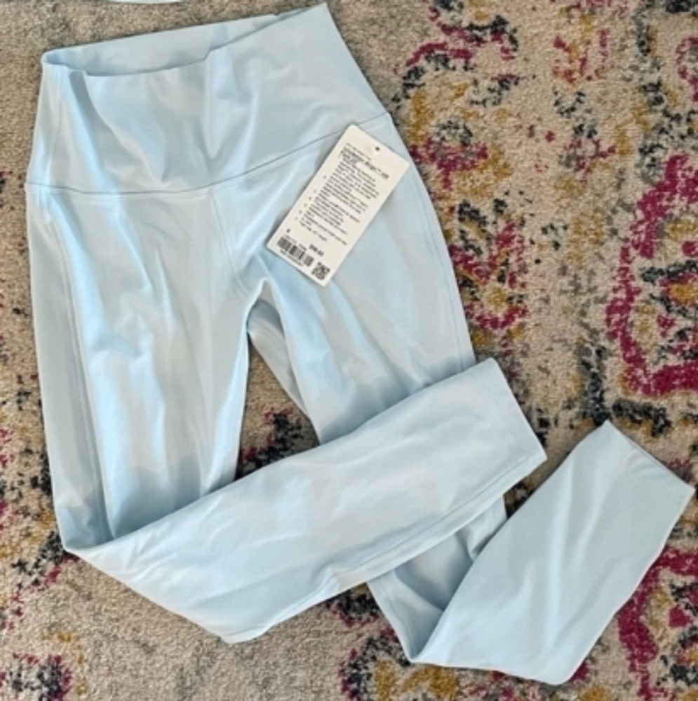 NWT 🍋 Lululemon 🍋  Align 25"  size 8 POWER BLUE
